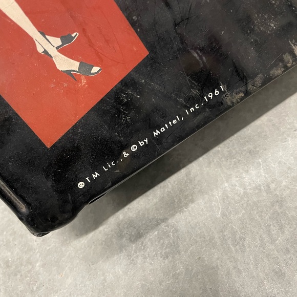 Vintage 1961 black ponytail Barbie doll case - Picture 8 of 11